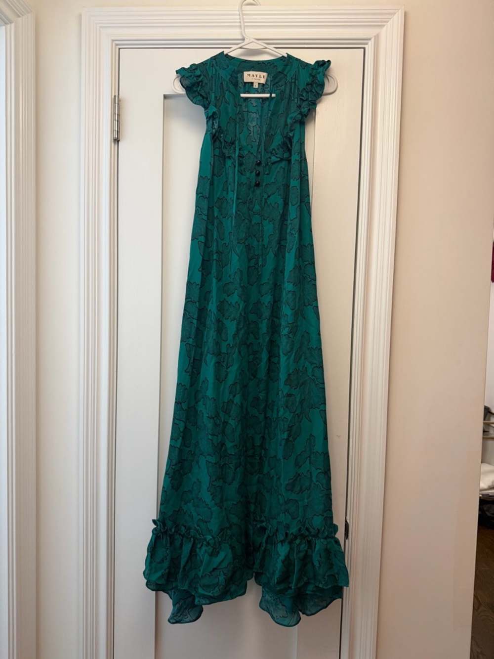 Mayle Teal Floral dress